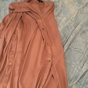 Salmon Colored Long Blazer